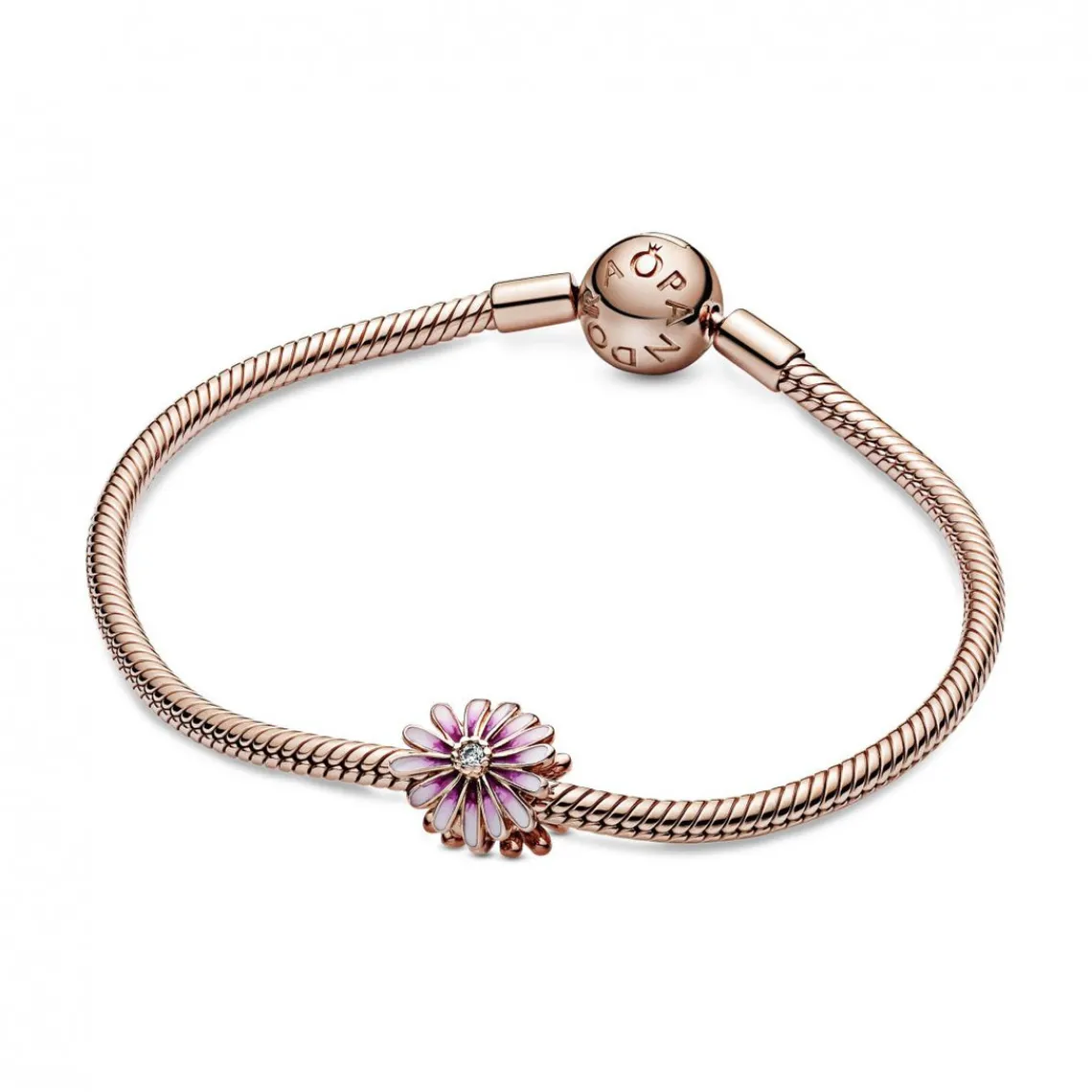 Pandora Charm Rose Marguerites Roses | Femme Charms