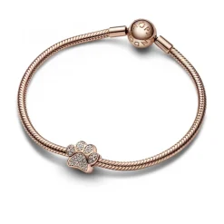 Pandora Charm Patte en Métal doré à l'or rose fin 585/1000 | Femme Charms