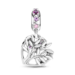 Pandora Charm Pendant Arbre de vie Cœur rose People | Femme Charms