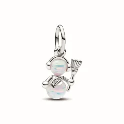 Pandora Charm Pendant Bonhomme de Neige Opalescent | Femme Charms