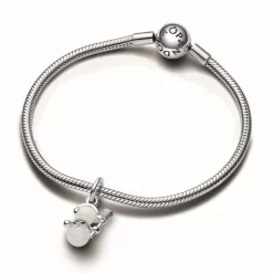 Pandora Charm Pendant Bonhomme de Neige Opalescent | Femme Charms
