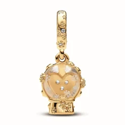 Pandora Charm Pendant Boule de Neige Cœur et Flocon | Femme Charms
