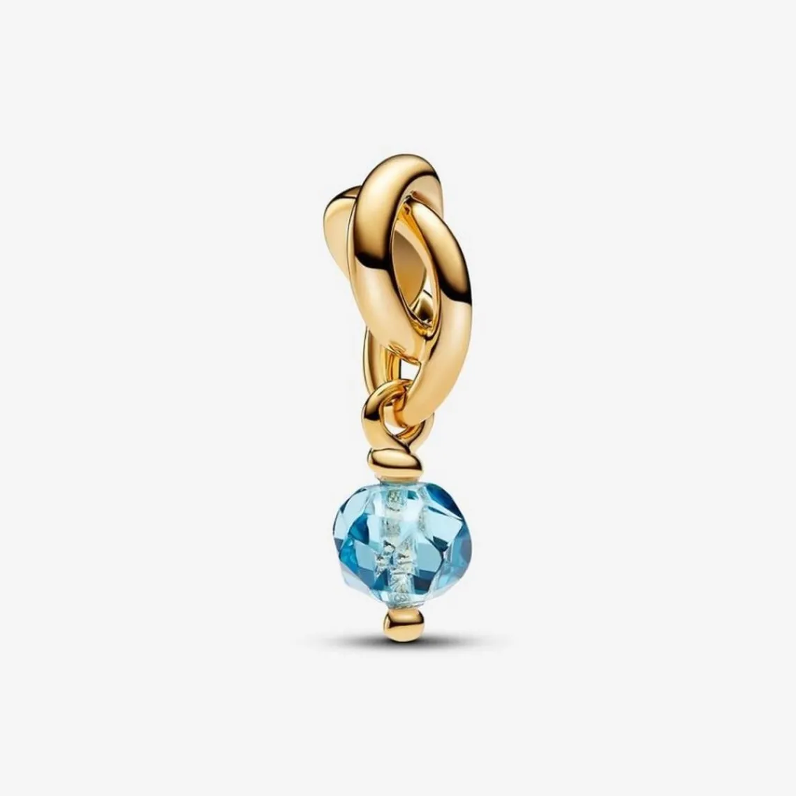 Pandora Charm Pendant Cercle de l'Éternité Bleu Azur Facetté | Femme Charms