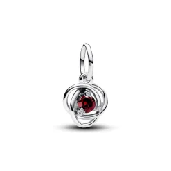Pandora Charm Pendant Cercles de l’Éternité Rouge | Femme Charms