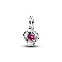 Pandora Charm Pendant Cercles de l’Éternité Rose | Femme Charms