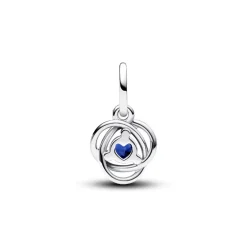 Pandora Charm Pendant Cercles de l’Éternité Bleu | Femme Charms