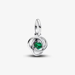 Pandora Charm Pendant Cercles de l’Éternité Vert | Femme Charms