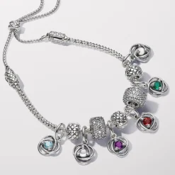 Pandora Charm Pendant Cercles de l’Éternité Vert | Femme Charms
