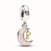 Pandora Charm Pendant Clé et Lune Bimatière | Femme Charms