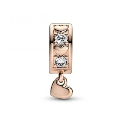 Pandora Charm Pendant Coeur Doré Rose | Femme Charms