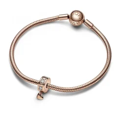 Pandora Charm Pendant Coeur Doré Rose | Femme Charms