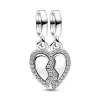 Pandora Charm Pendant Cœur de l'Amitié Séparable | Femme Charms