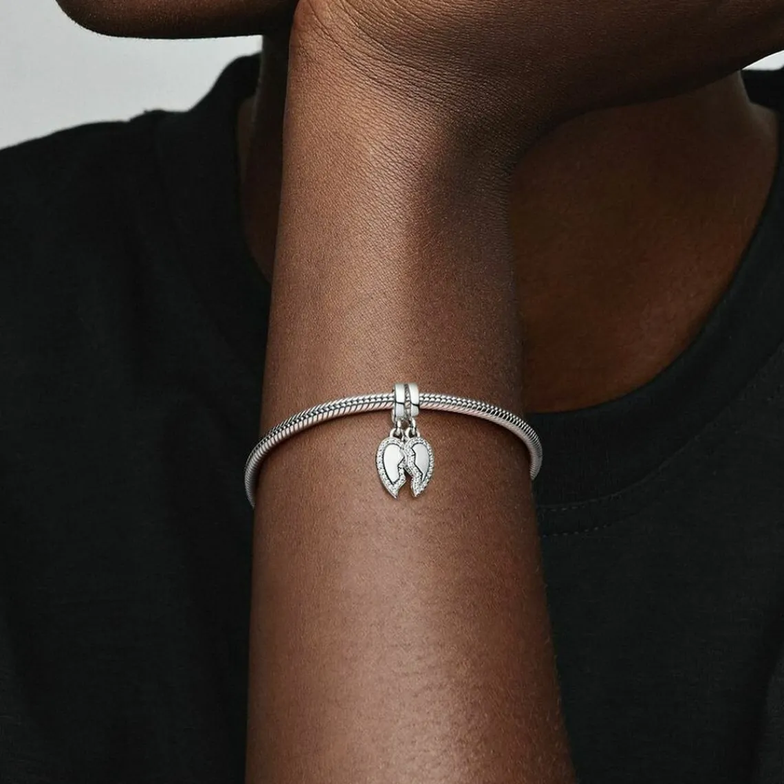 Pandora Charm Pendant Cœur de l'Amitié Séparable | Femme Charms