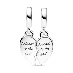 Pandora Charm Pendant Cœur de l'Amitié Séparable | Femme Charms
