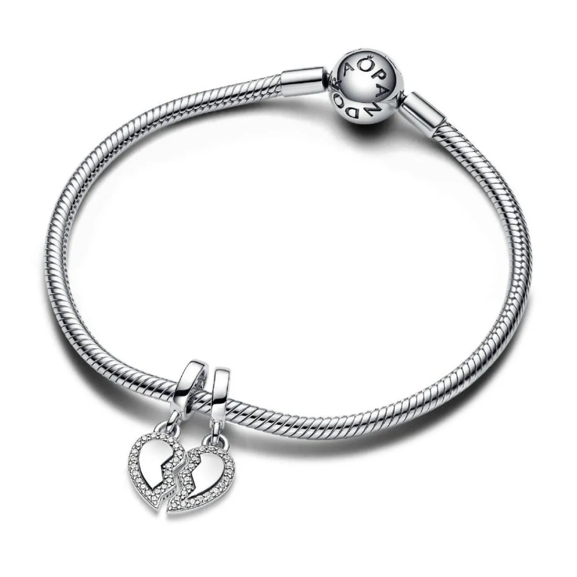 Pandora Charm Pendant Cœur de l'Amitié Séparable | Femme Charms