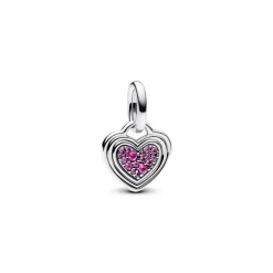 Pandora Charm Pendant Cœur Gravable Rose | Femme Charms