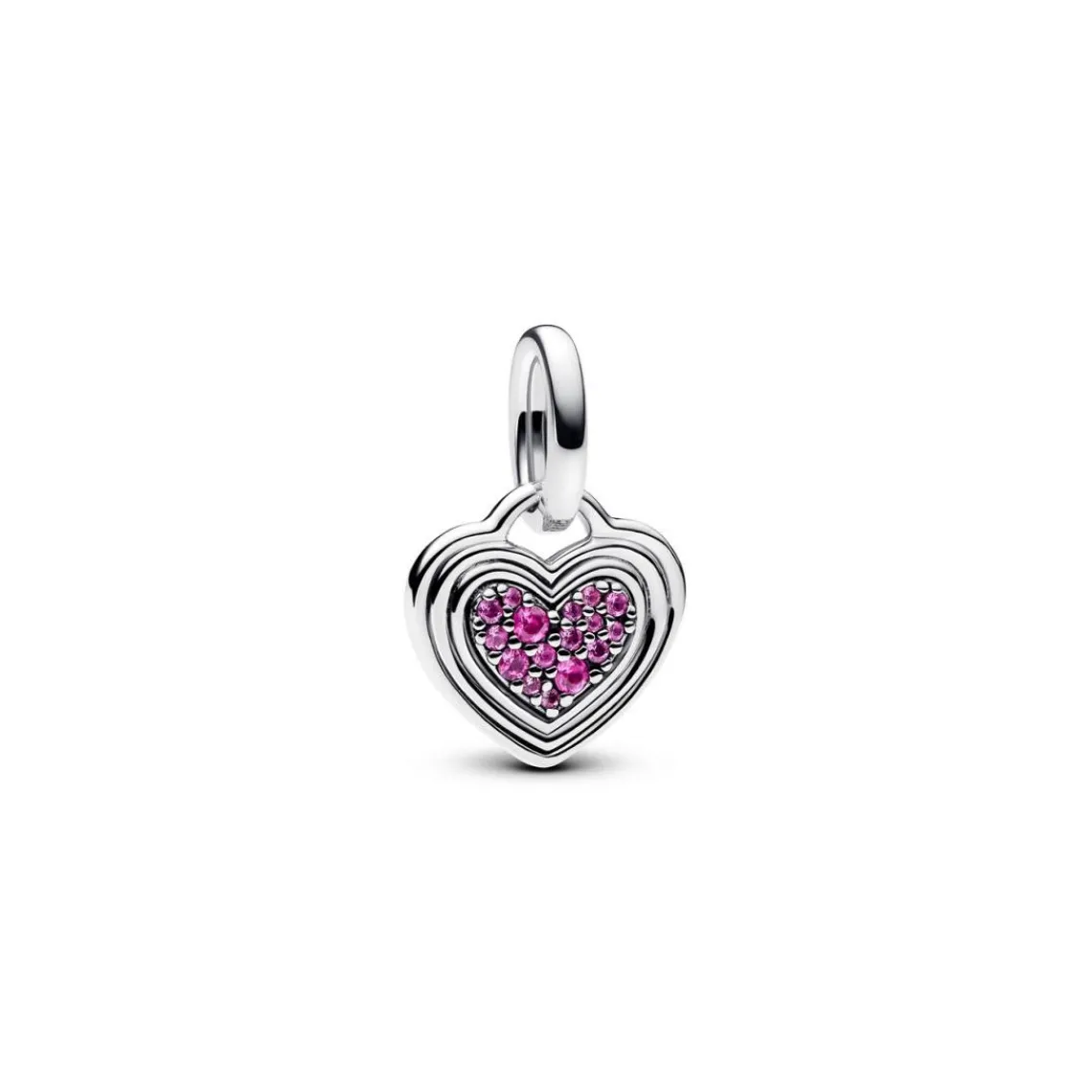 Pandora Charm Pendant Cœur Gravable Rose | Femme Charms
