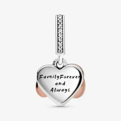 Pandora Charm Pendant Cœur Infini Fête des mères | Femme Collier Et Pendentif|Charms