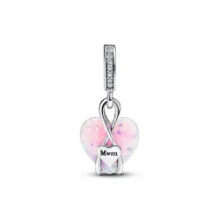 Pandora Charm Pendant Cœur Opalescent Mum | Femme Charms