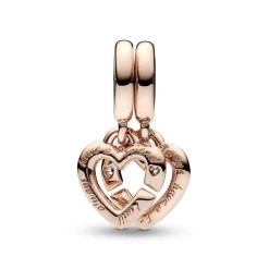 Pandora Charm Pendant Cœurs Entrelacés Sœurs Séparables – Moments | Femme Charms