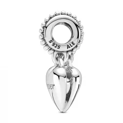 Pandora Charm Pendant Cœur Séparable Tante & Nièce People | Femme Charms