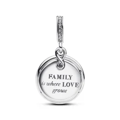 Pandora Charm Pendant Double Arbre de l’Infini Luminescent | Femme Charms