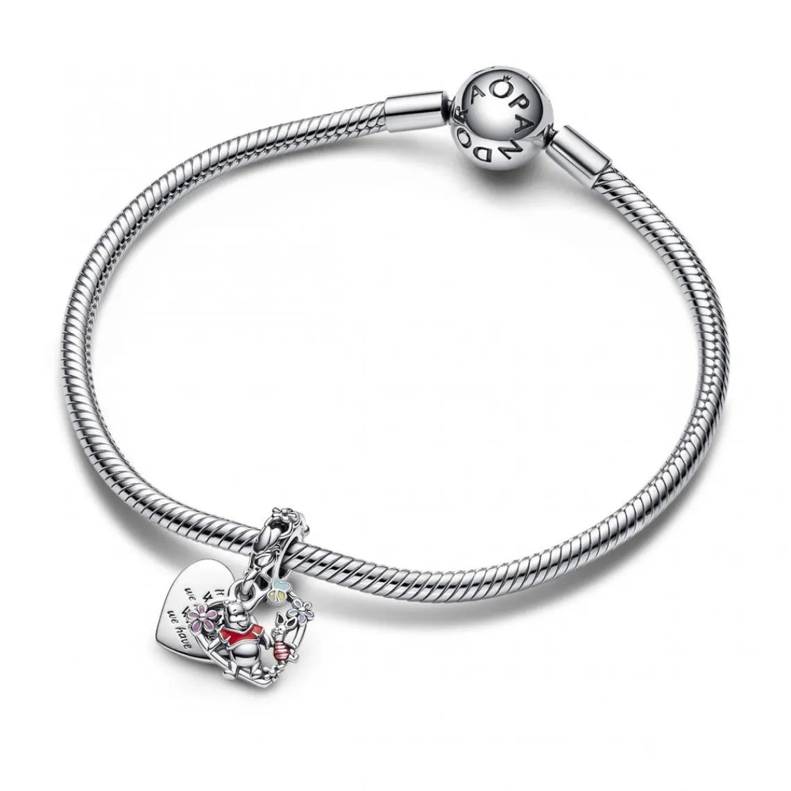 Pandora Charm Pendant Double Disney Winnie l’Ourson et Porcinet | Femme Charms
