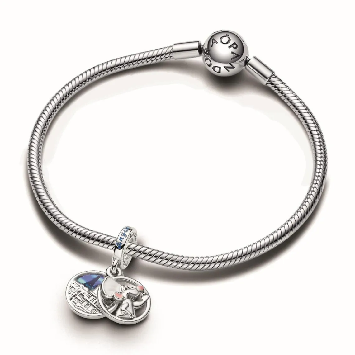 Pandora Charm Pendant Double Parcs Disney Pixar Ratatouille | Femme Charms
