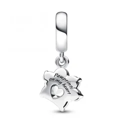 Pandora Charm Pendant Empreinte de Patte Scintillante | Femme Charms