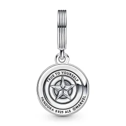 Pandora Charm pendant Marvel x The Avengers Bouclier Captain America | Femme Charms