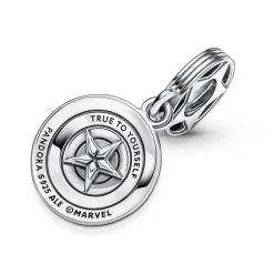 Pandora Charm pendant Marvel x The Avengers Bouclier Captain America | Femme Charms