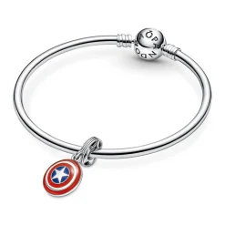 Pandora Charm pendant Marvel x The Avengers Bouclier Captain America | Femme Charms