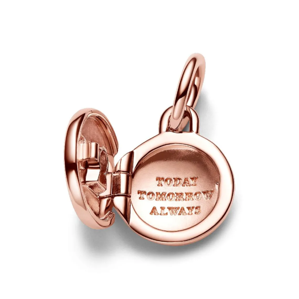 Pandora Charm Pendant Médaillon Amour Ouvrable et Gravable Rose | Femme Charms