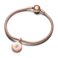 Pandora Charm Pendant Médaillon Amour Ouvrable et Gravable Rose | Femme Charms