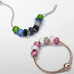 Pandora Charm Pendant Mini Murano Noir | Femme Charms