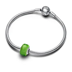 Pandora Charm Pendant Mini Murano Vert | Femme Charms