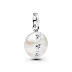 Pandora Charm Pendant Mum Perle de Culture d'Eau Douce Traitée Baroque | Femme Charms