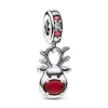 Pandora Charm Pendant Murano Renne au Nez Rouge – Moments | Femme Charms