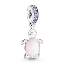 Pandora Charm Pendant Murano Tortue de Mer Rose - | Femme Charms