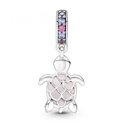 Pandora Charm Pendant Murano Tortue de Mer Rose - | Femme Charms