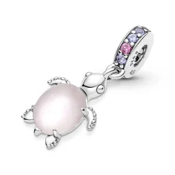 Pandora Charm Pendant Murano Tortue de Mer Rose - | Femme Charms