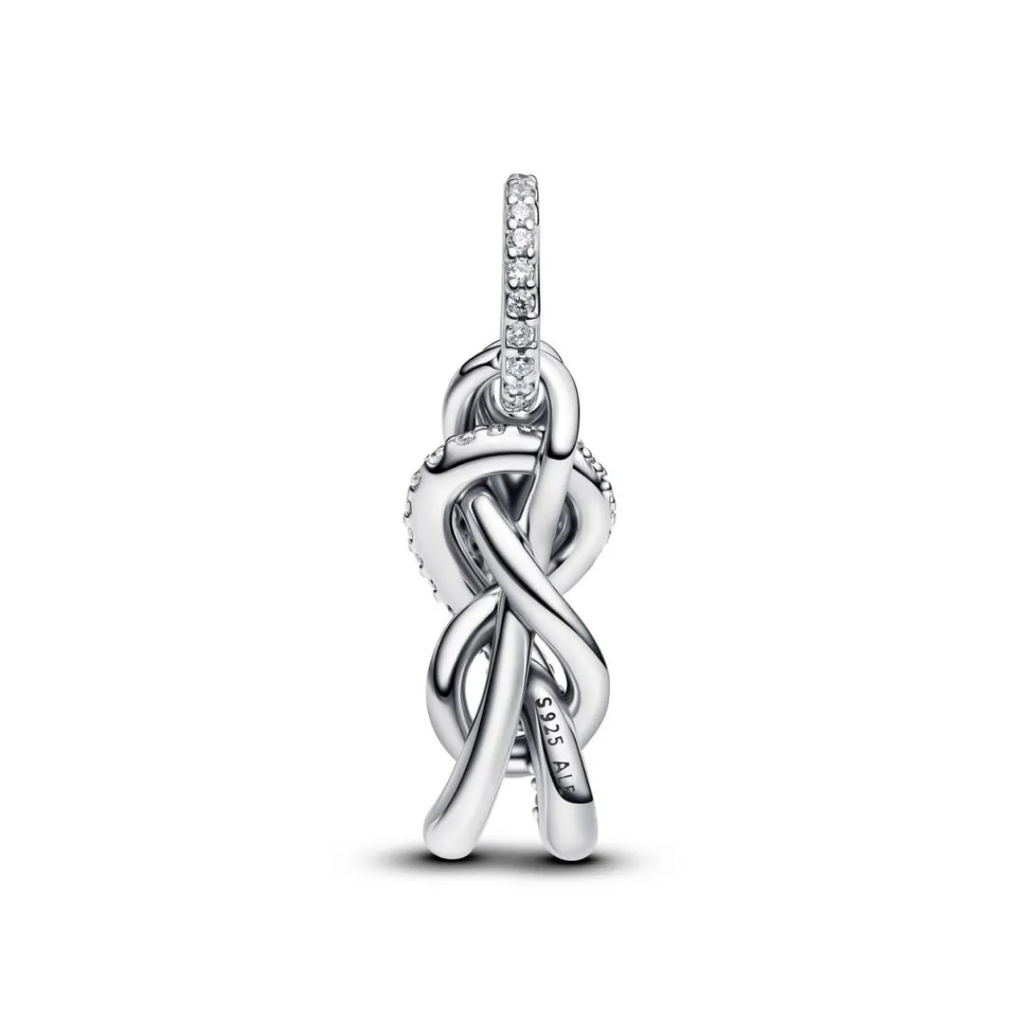 Pandora Charm Pendant Nœud de l'Infini Pavé | Femme Charms