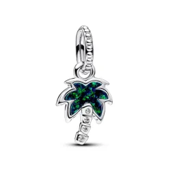 Pandora Charm Pendant Palmier Vert Opalescent | Femme Charms