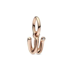 Pandora Charm Pendant - Alphabet Lettre w Manuscrite | Femme Charms