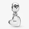 Pandora Charm Pendant Moments Cœur Séparable Mère & Fils | Femme Charms