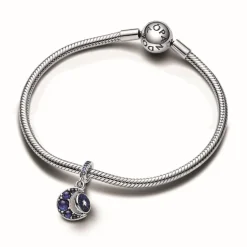 Pandora Charm Pendant Rotatif Lune Scintillante | Femme Charms