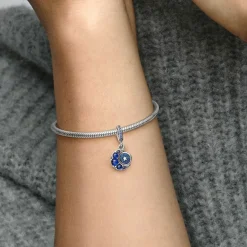 Pandora Charm Pendant Rotatif Lune Scintillante | Femme Charms
