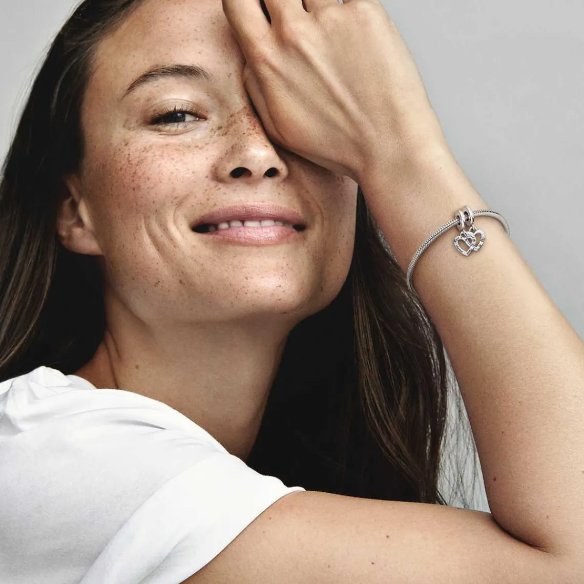 Pandora Charm Pendant Séparable Cœurs de Sœurs Moments | Femme Charms