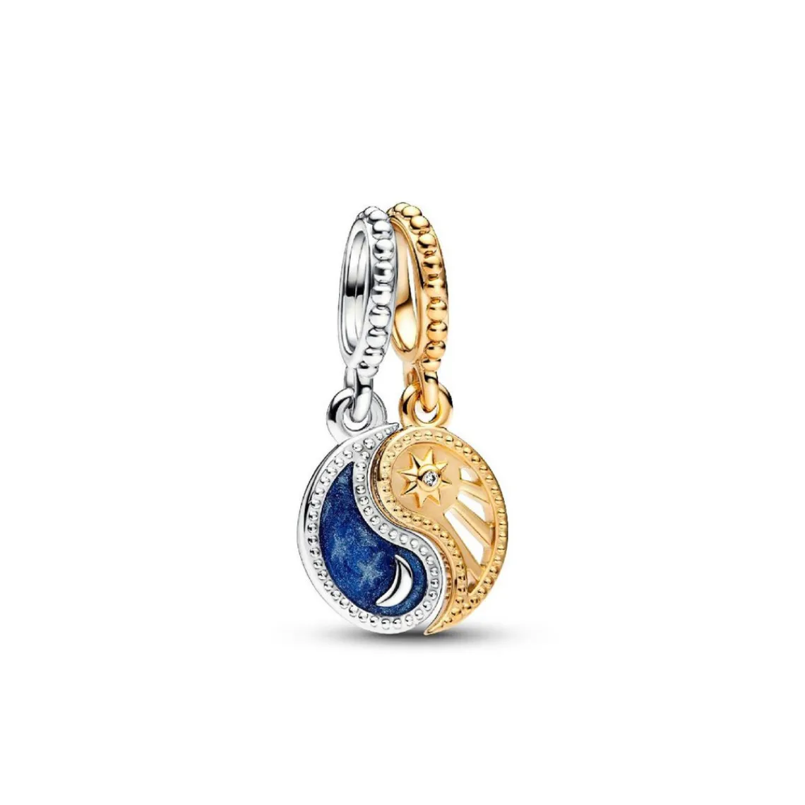 Pandora Charm Pendant Séparable Soleil et Lune Bimatière | Femme Charms
