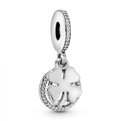 Pandora Charm Pendant Trèfle à Quatre Feuilles Moments | Femme Charms